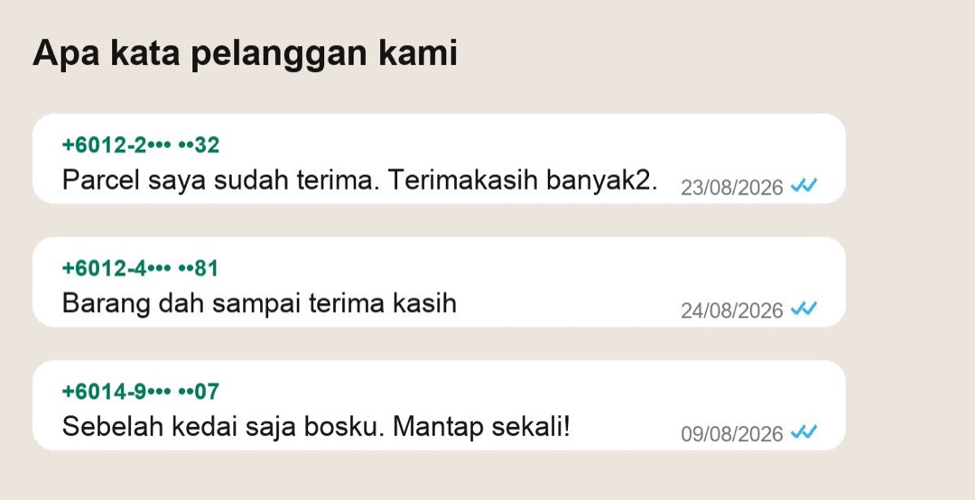 Apa kata pelanggan kami